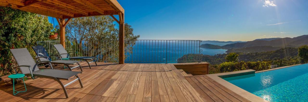 Vistazur Luxueux Appartement Avec Terrasse Et Piscine Le Le Rayol-Canadel-sur-Mer Exterior foto
